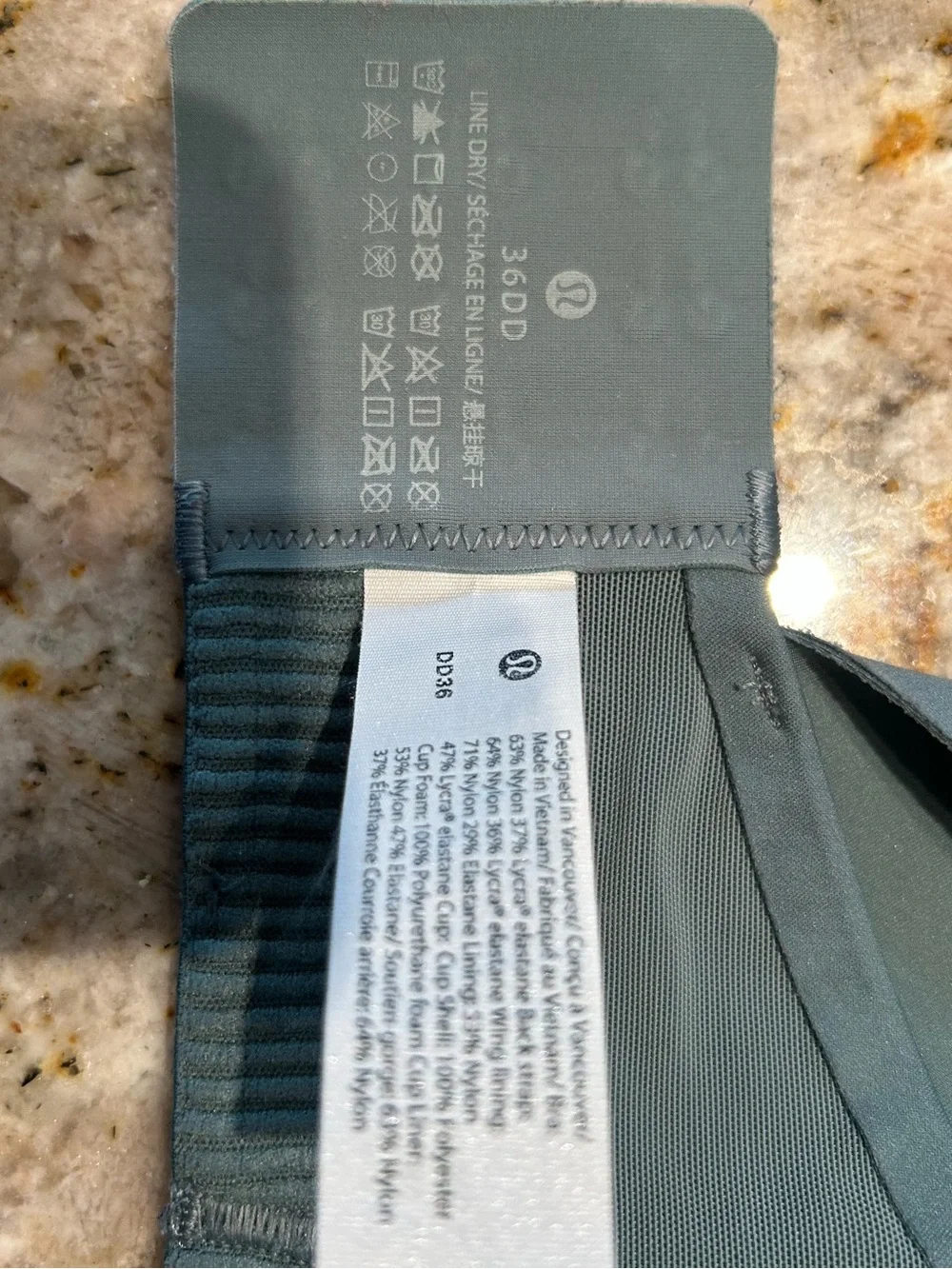 lululemon athletica Olive Green Sports Bra